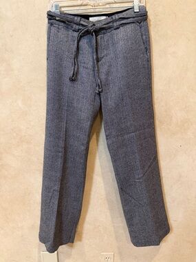 Old Navy wool tweed Drawstring Tailored Pants size 1. Classic vintage